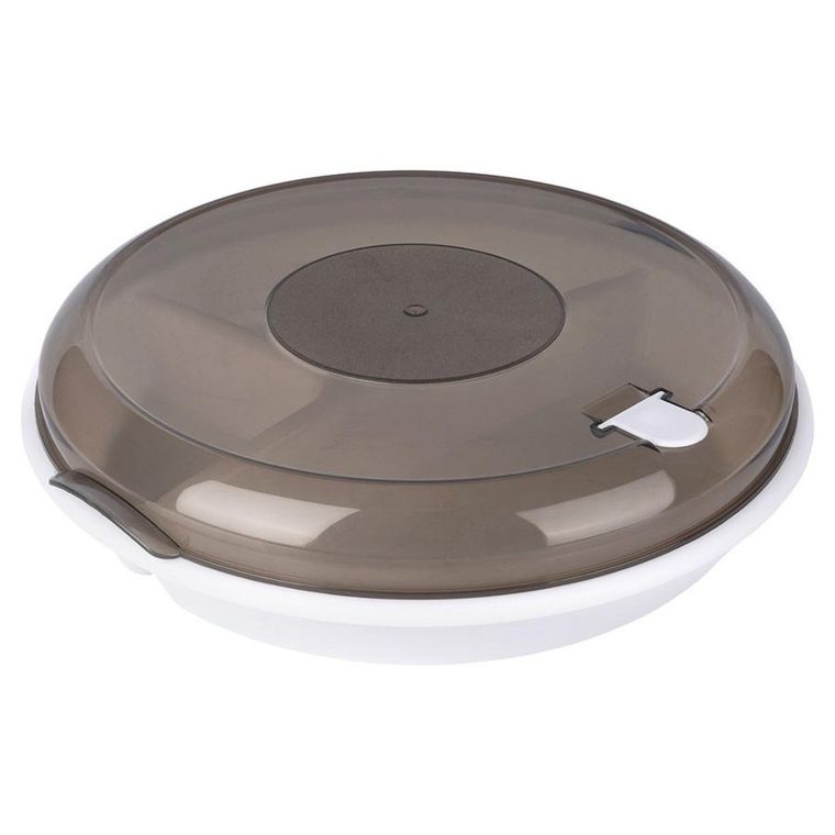 Excellent Houseware, pojemnik do mikrofalówki dzielony, 25 cm