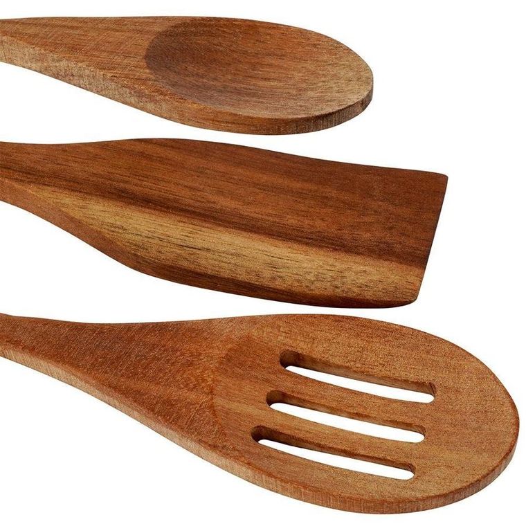 Excellent Houseware, przybory kuchenne, drewniane, 3 szt.
