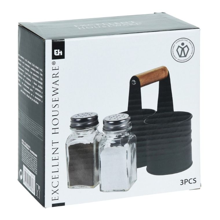 Excellent Houseware, solniczka i pieprzniczka