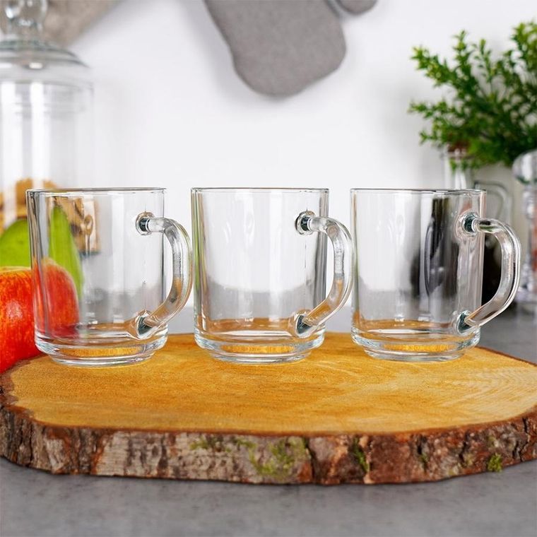 Excellent Houseware, szklanki, 230 ml, 3 szt.