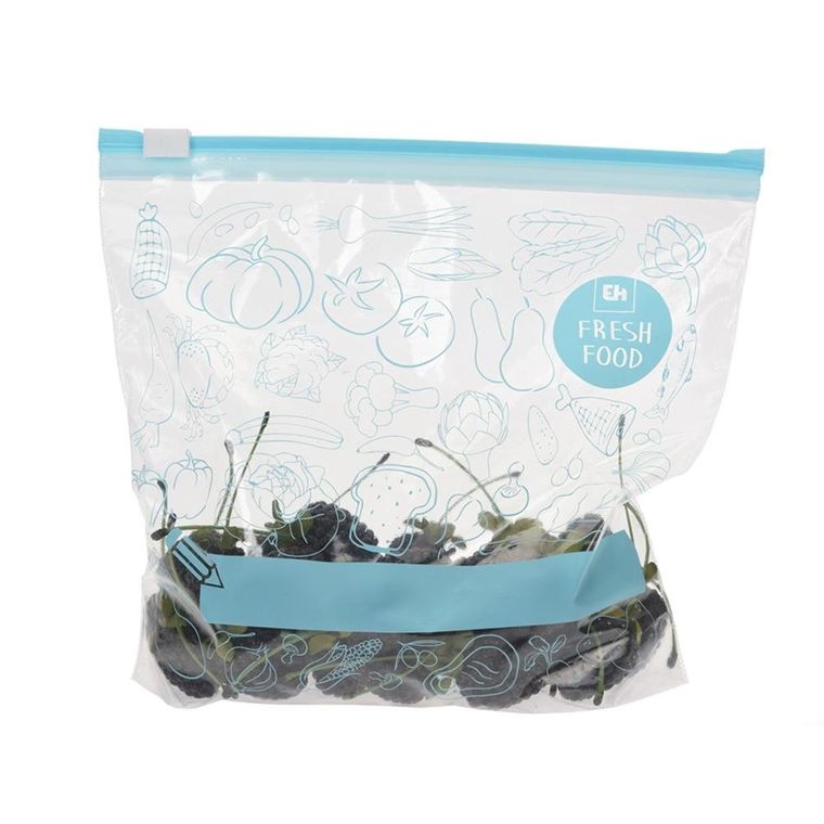 Excellent Houseware, torebki strunowe do przechowywania żywności, 15x 1l