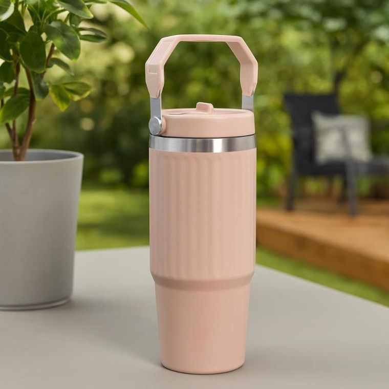 Excellent Houseware, Varmö, termos stalowy z uchwytem, 900 ml