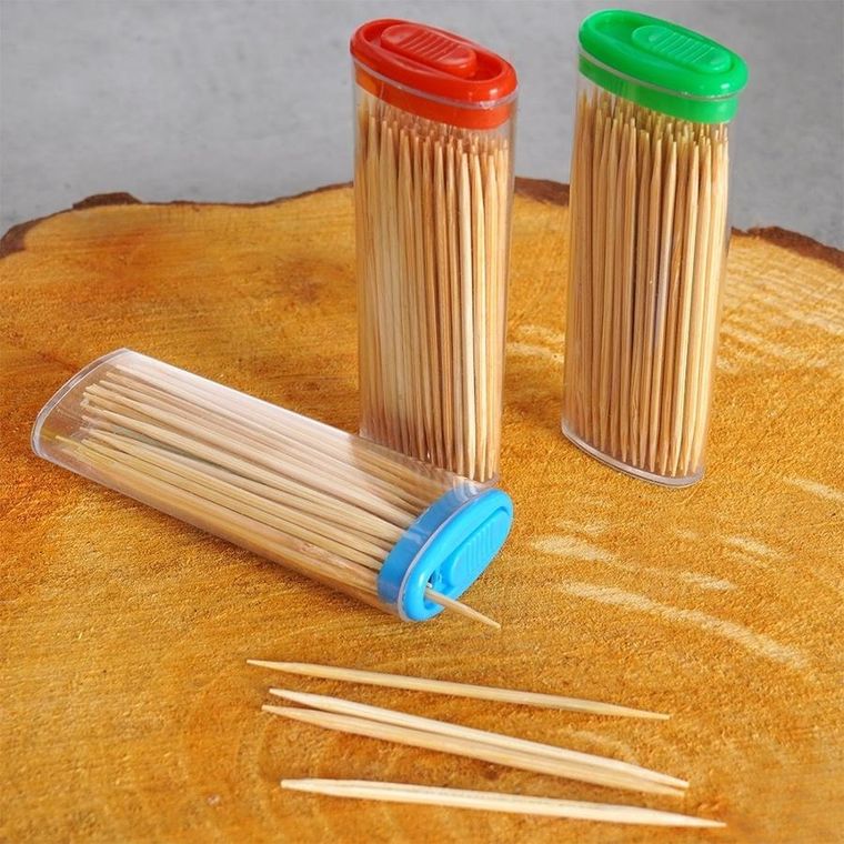 Excellent Houseware, wykałaczki bambusowe, 3-80 szt.