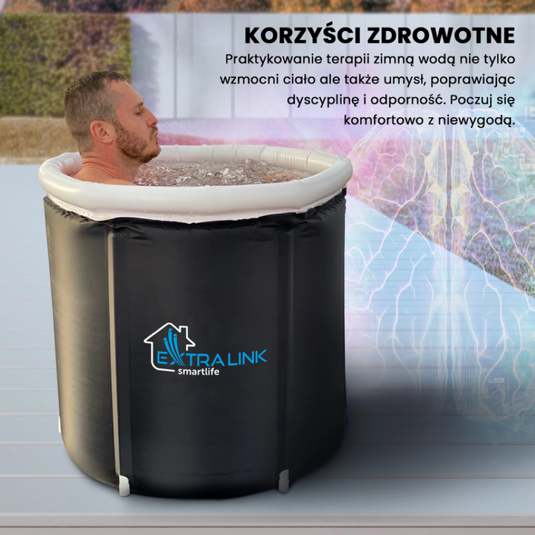 Extralink, Ice Bath Bathtube, wanna składana do morsowania