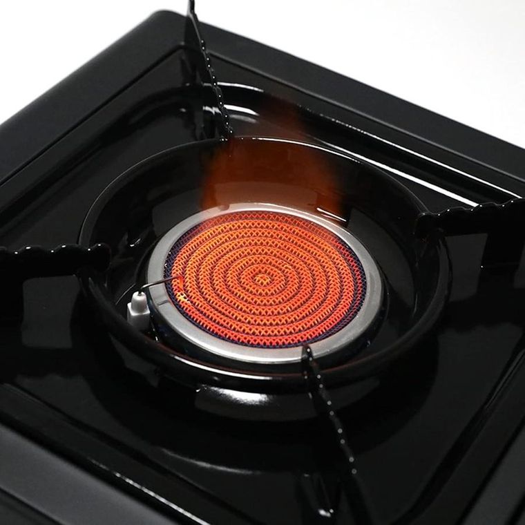 Extralink, kuchenka gazowa turystyczna, ceramiczna w walizce + adapter