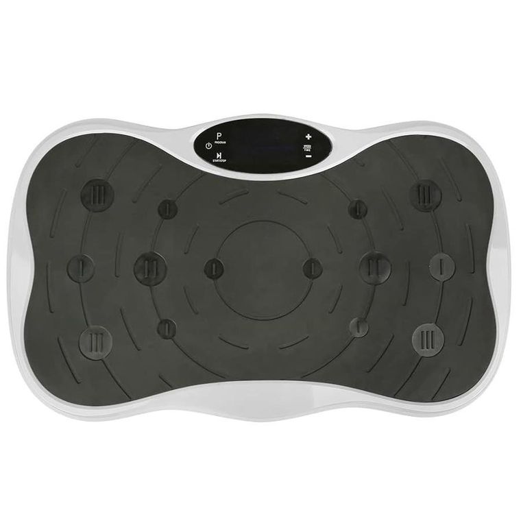 Extralink, Moonwalk SpinMove, platforma wibracyjna do ćwiczeń fitness, biała, 200W