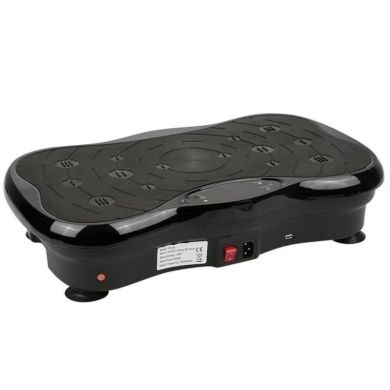 Extralink, Moonwalk SpinMove, platforma wibracyjna do ćwiczeń fitness, czarna, 200W