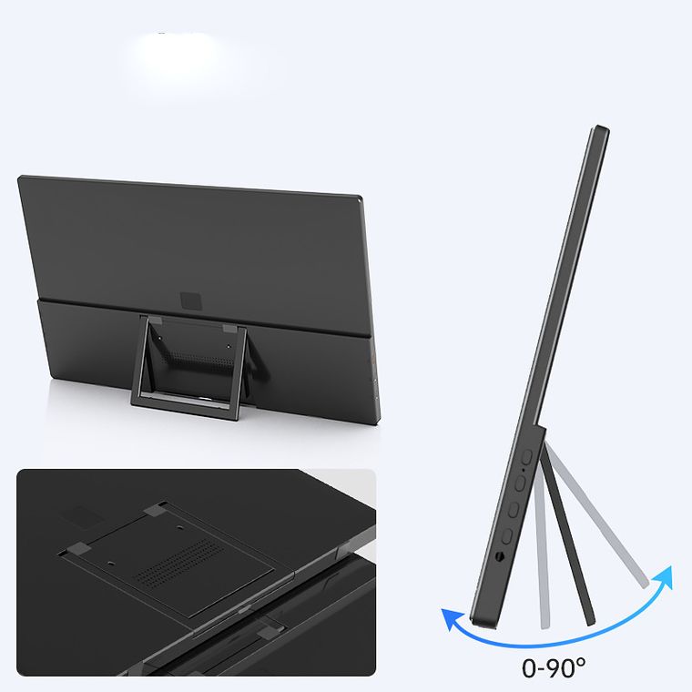 Extralink, Smart Life S15 14", przenośny monitor do laptopów, telefonów i konsol, USB-C/micro-HDMI