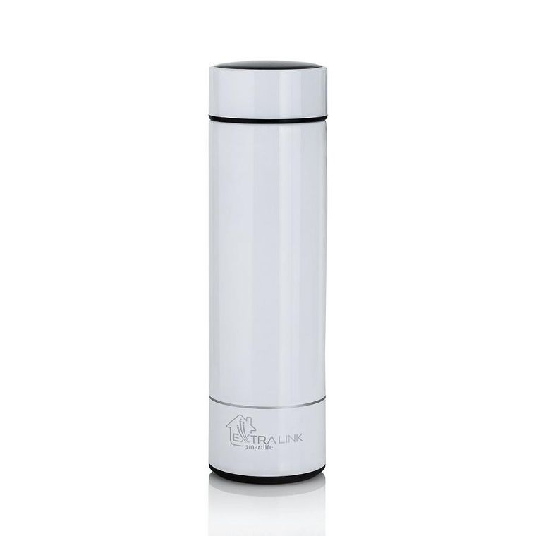 Extralink, termos z wyświetlaczem temperatury LED, biały, 500 ml