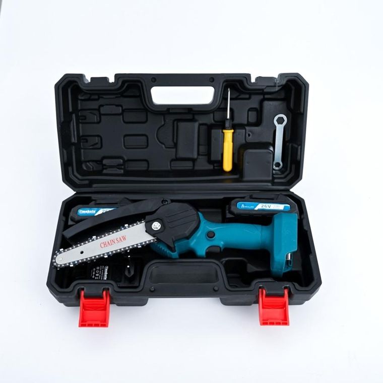 Extralink, TM-107, mini elektryczna piła łańcuchowa, akumulator, 3 Ah