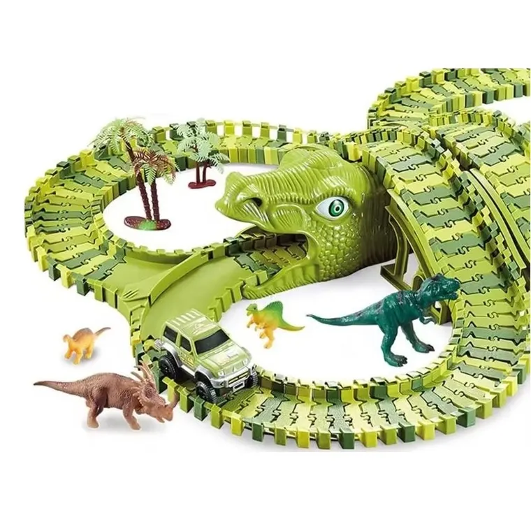 Extralink Toys, Dino Park, tor samochodowy z figurkami, 271 elementów