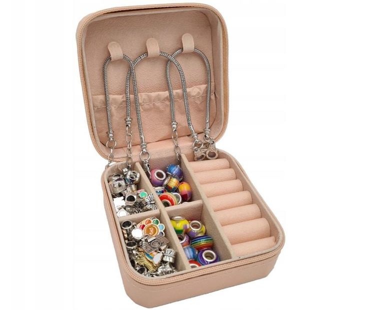 Extralink, zestaw do tworzenia biżuterii ze szkatułką, 69 elementów