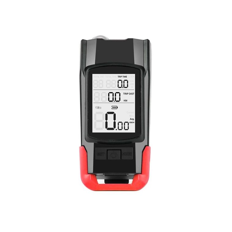 Extralink, zestaw: lampka rowerowa z licznikiem + lampka tył