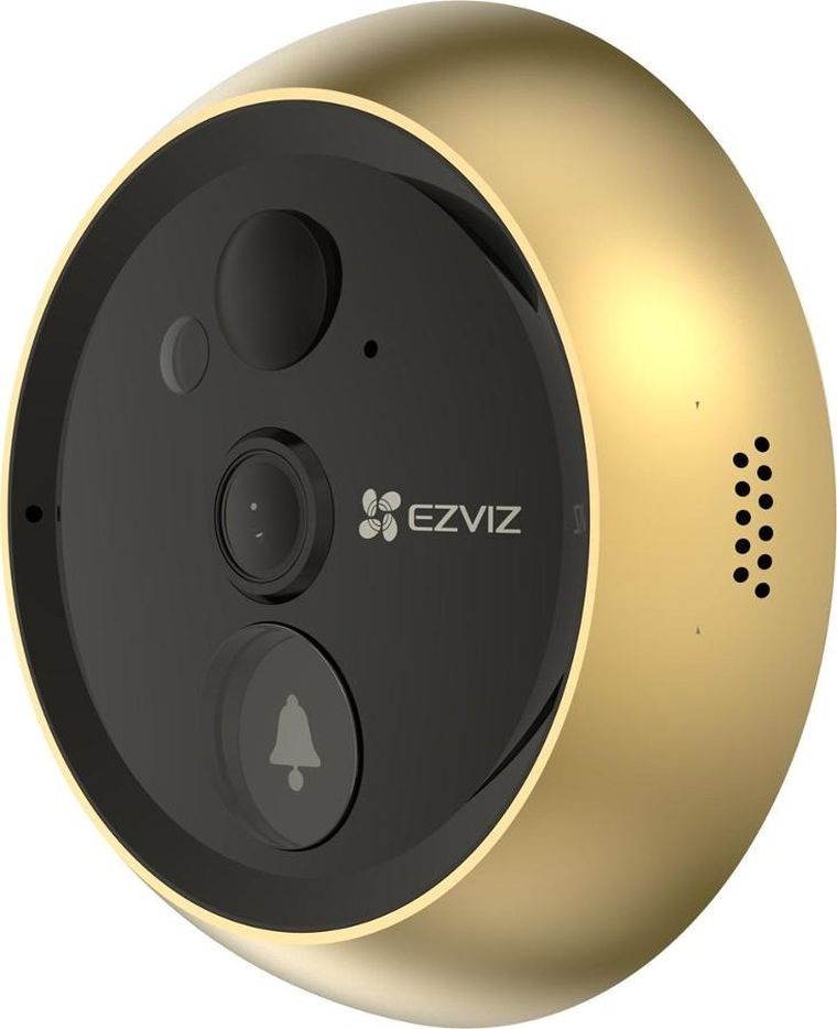 Ezviz, wideodomofon, DP2C 2MP, 10,9 cm, 4.3", złoty