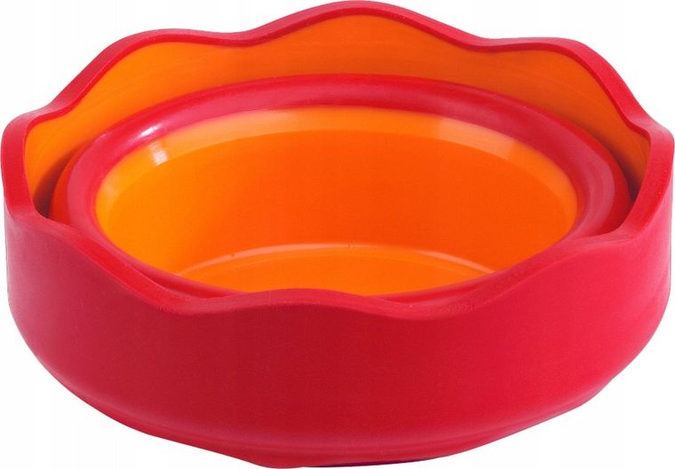 Faber-Castell, Click & Go, składany kubek na wodę, różowy