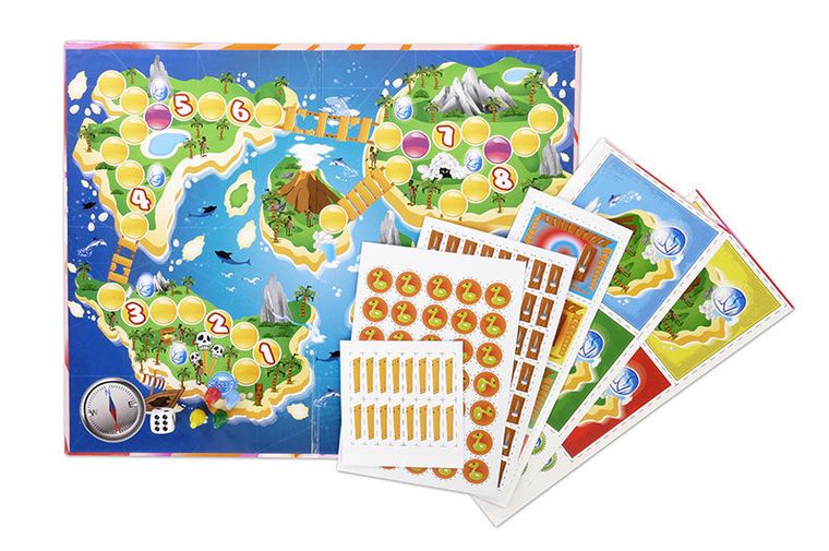 Fan, Tajemnicze wyspy, gra familijna, 3w1