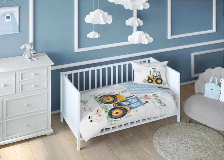 Farma, 2-częściowy komplet pościeli dziecięcej, 100-135 cm