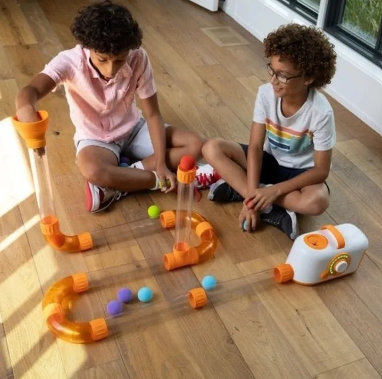 Fat Brain Toy Co, Air Toobz, dmuchawa do piłek, kulodrom