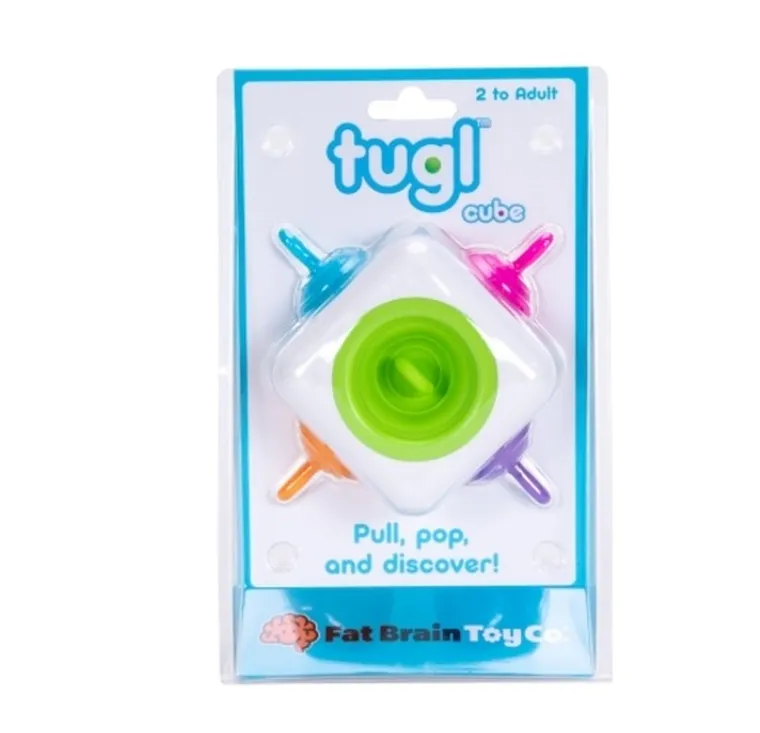 Fat Brain Toy Co. Kostka Tugl, zabawka sensoryczna