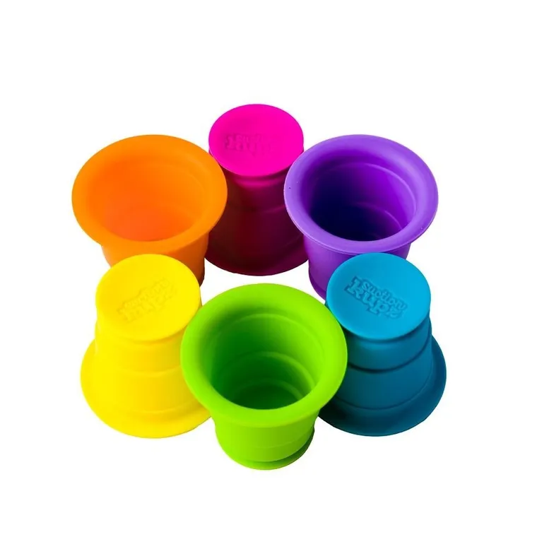 Fat Brain Toy Co, Suction Kupz, silikonowe kubki przyssawki