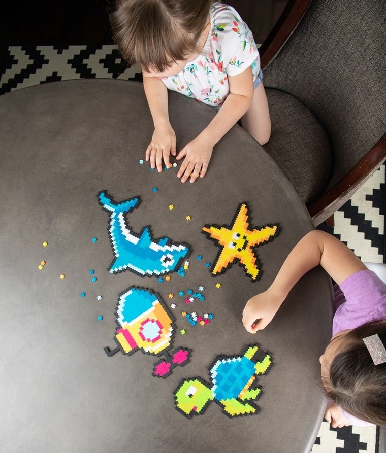 Fat Brain Toy Co, W morzu, puzzelki pixelk jixelz, 1500 elementów