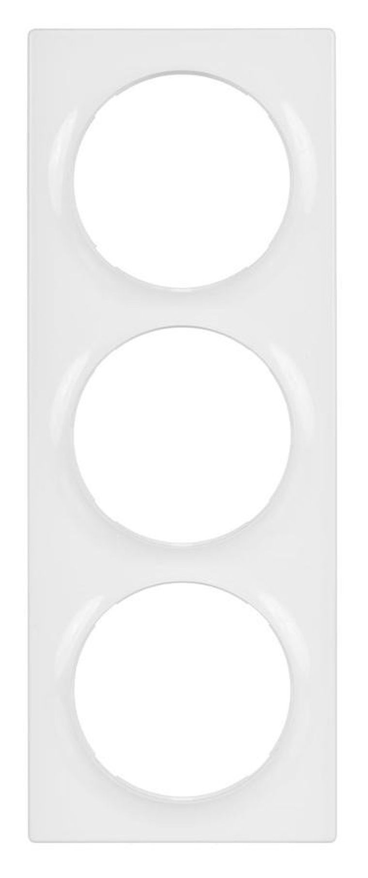 Fibaro, potrójna ramka ozdobna, biała
