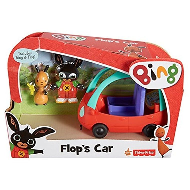 Fisher-Price, Bing, samochód Flopa, zestaw z figurkami