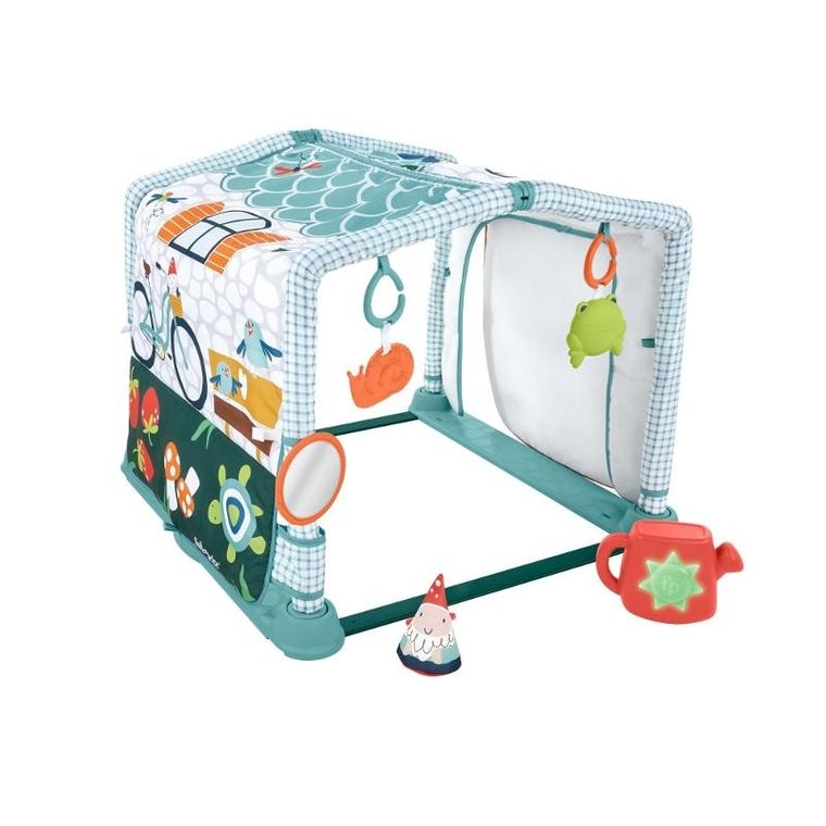 Fisher-Price, Domek Odkrywcy, mata edukacyjna 3w1 z dźwiękami