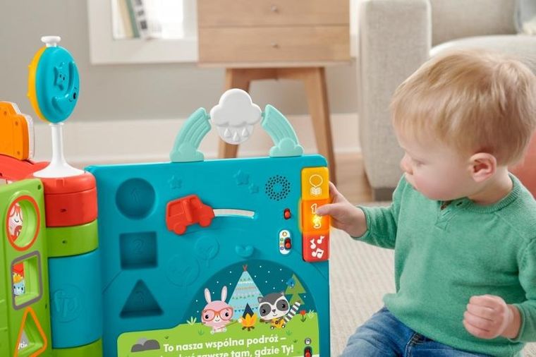 Fisher-Price, Edukacyjna Gigaksiążka, zabawka niemowlęca
