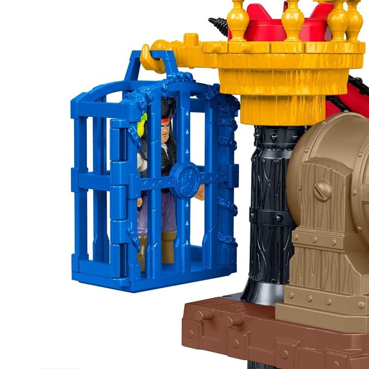 Fisher-Price, Imaginext, Rekin, Statek piracki, zestaw z figurkami