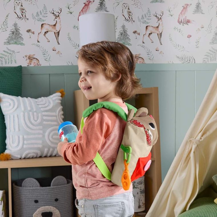 Fisher-Price, Leśni Przyjaciele, Plecaczek-Misiaczek, zestaw aktywizujący