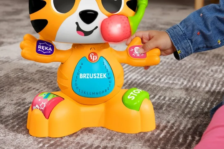 Fisher-Price, Link Squad, Tygrysek Taniec i nauka, zabawka edukacyjna