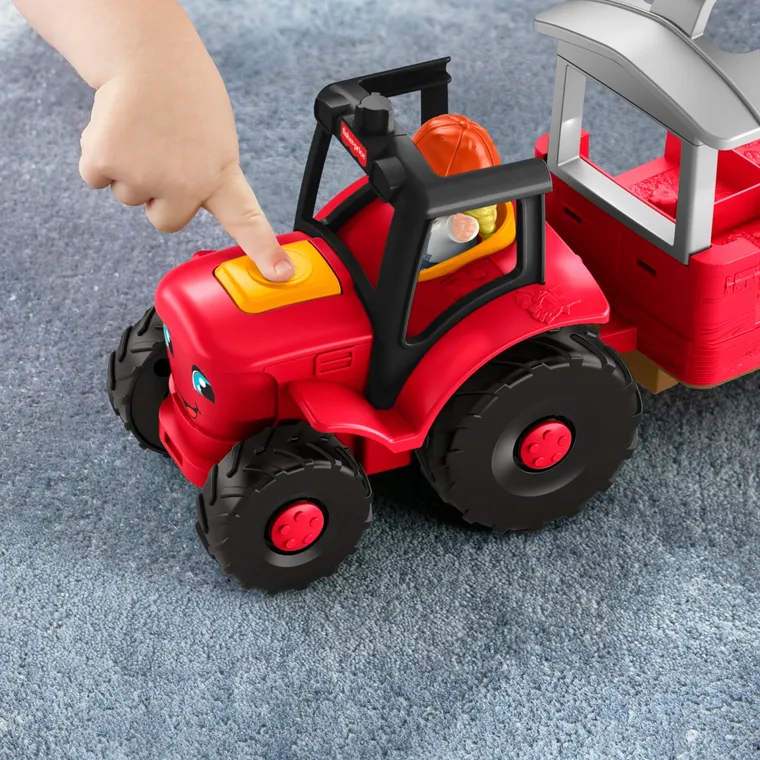 Fisher-Price, Little People, Traktor Opieka nad zwierzątkami, zestaw do zabawy