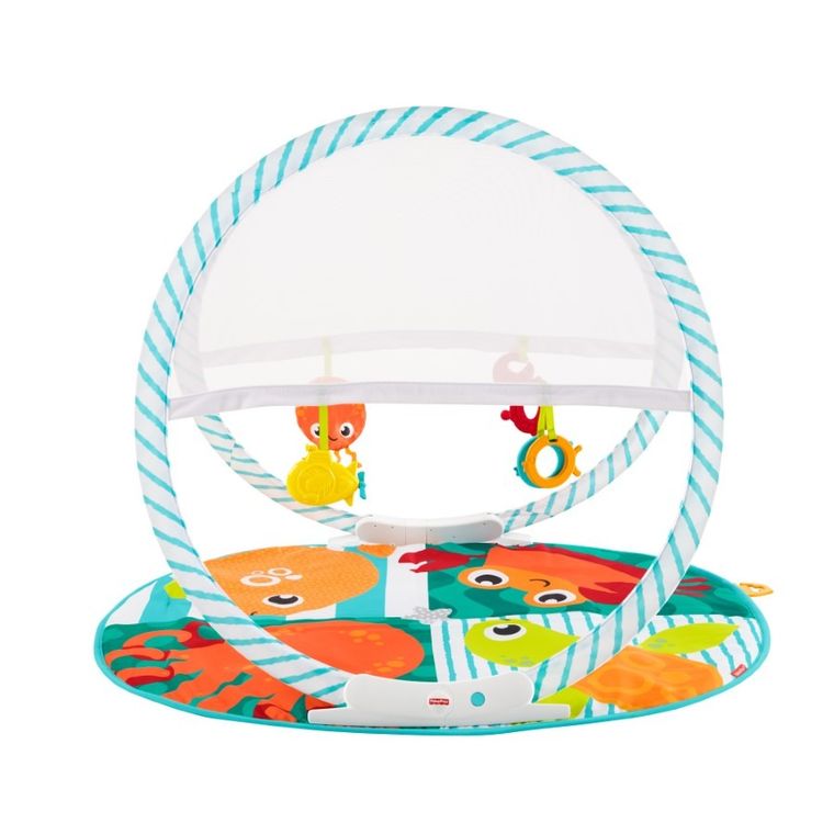 Fisher-Price, mata edukacyjna Fold & Go, zabawka niemowlęca