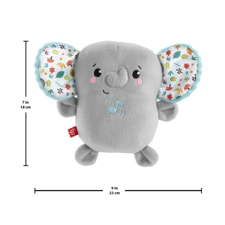 Fisher-Price, Słonik Uspokajacz Muzyka i wibracje, zabawka niemowlęca