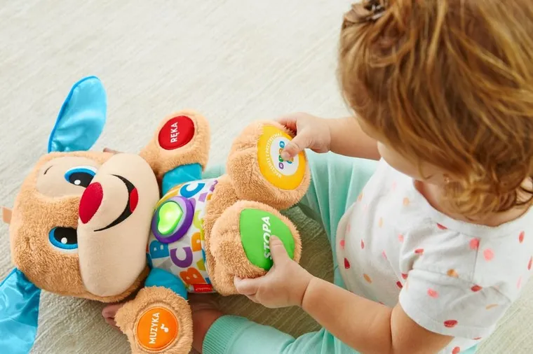 Fisher-Price, Szczeniaczek Uczniaczek "Poziomy Nauki", zabawka interaktywna