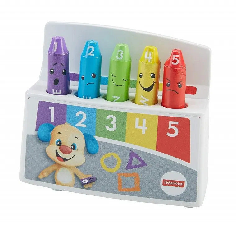Fisher-Price, Uczące kredki „Kolorki-Humorki”, zabawka niemowlęca