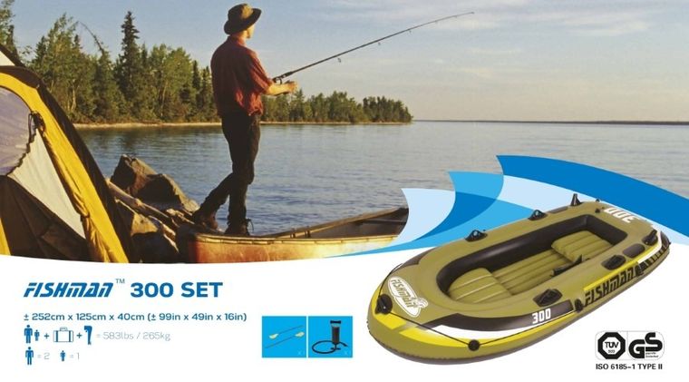 Fishman, 300 Set, ponton, 252-125-26 cm