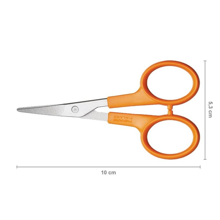 Fiskars, wygięte nożyczki do haftu, 10 cm, 1005144