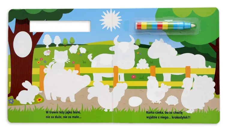 Flamaster wodny. Zwierzęta z podwórka