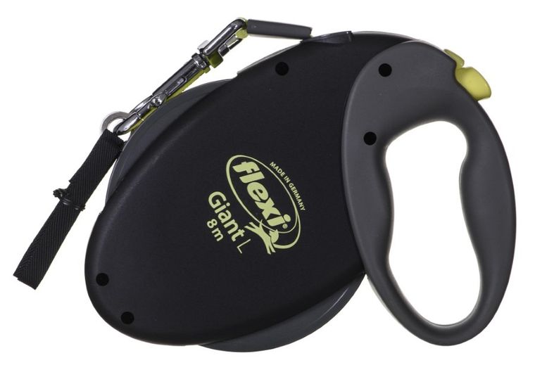 Flexi Giant Neon, smycz taśmowa, rozmiar L, 8m