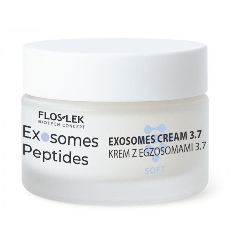 Floslek, Exosomes Peptides, krem z egzosomami 3.7 spłycający zmarszczki SOFT, 50 ml