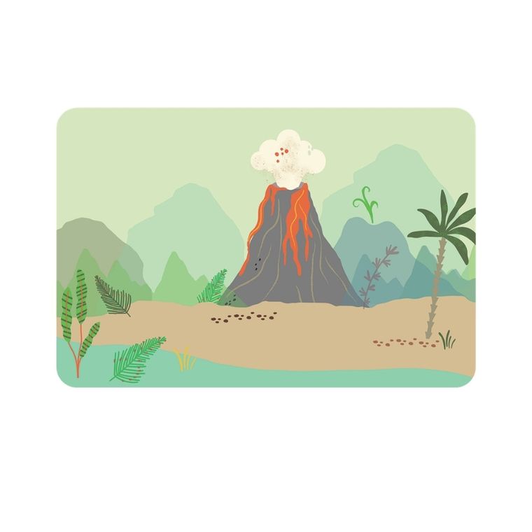 Floss & Rock, Dinozaury, magnetyczna układanka i tablica do rysowania