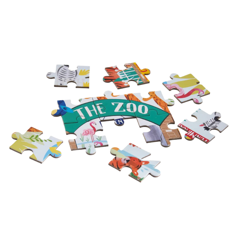 Floss & Rock, Dżungla, puzzle, 80 elementów