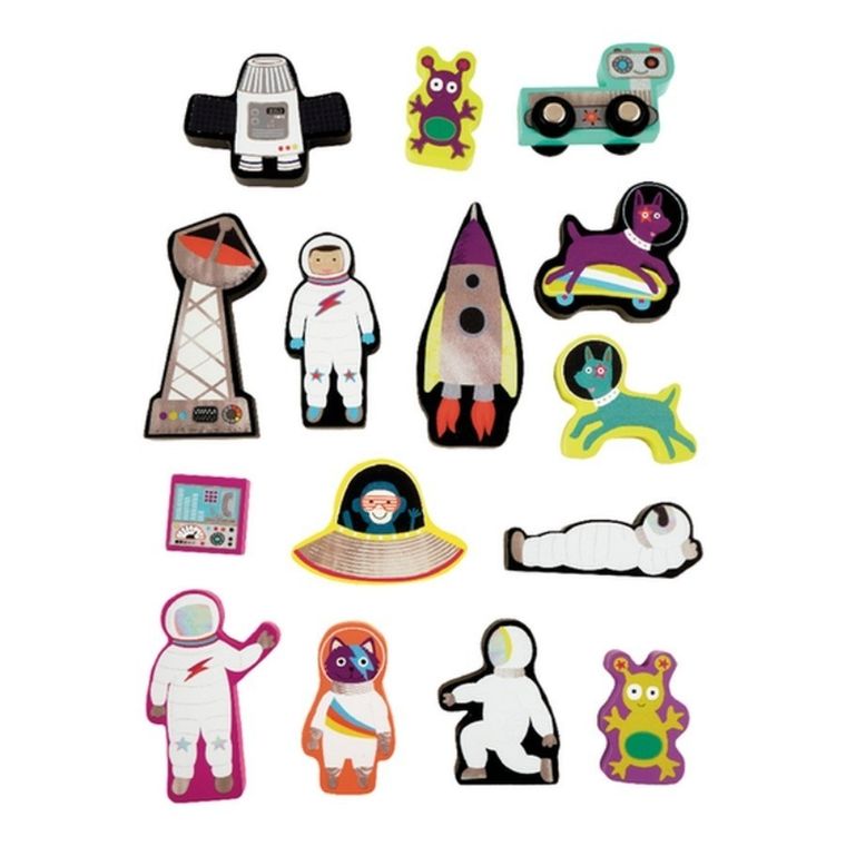 Floss & Rock, Kosmos, Stacja kosmiczna, zestaw 15 figurek