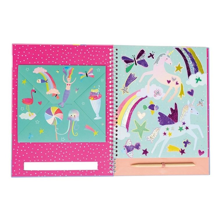 Floss & Rock, Kraina fantazji, książeczka z błyszczącymi foliami do ozdabiania