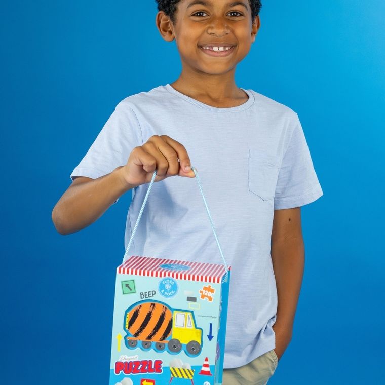 Floss & Rock, Na budowie, puzzle, 120 elementów