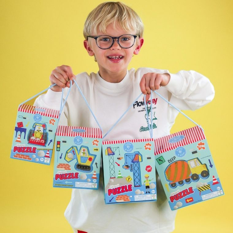 Floss & Rock, Na budowie, puzzle, 30 elementów