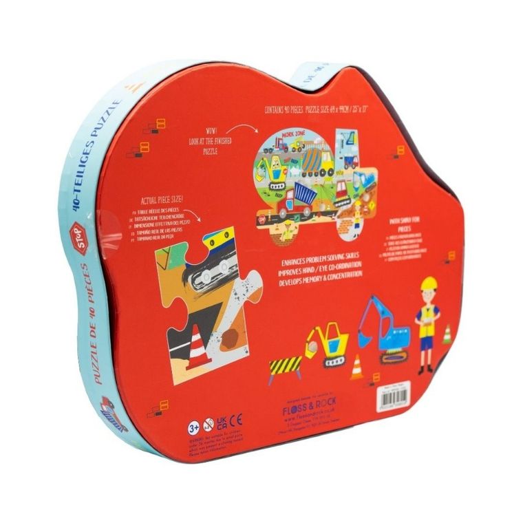 Floss & Rock, Na Budowie, puzzle, 40 elementów