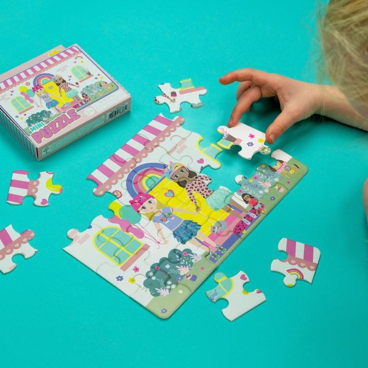 Floss & Rock, Przyjaciółki, mini puzzle, 24 elementy